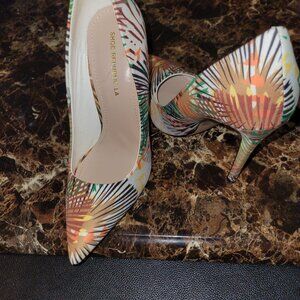 Multi Neutral Colored Sexy Heel Pumps